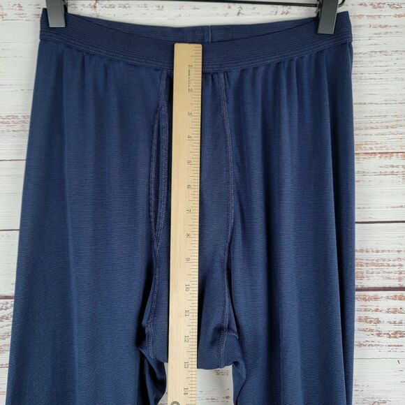 Patagonia Capilene Vintage Men's Medium Base Layer Pants Made USA Polyester Blue - Picture 5 of 11